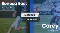 Matchup: Seneca East vs. Carey  2017