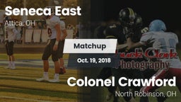 Matchup: Seneca East vs. Colonel Crawford  2018