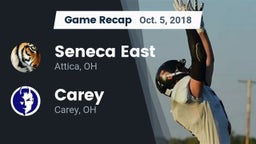 Recap: Seneca East  vs. Carey  2018