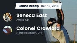 Recap: Seneca East  vs. Colonel Crawford  2018