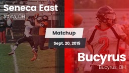 Matchup: Seneca East vs. Bucyrus  2019