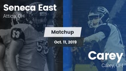 Matchup: Seneca East vs. Carey  2019
