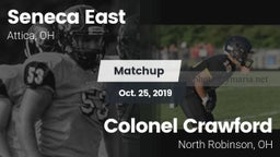 Matchup: Seneca East vs. Colonel Crawford  2019