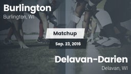 Matchup: Burlington vs. Delavan-Darien  2016