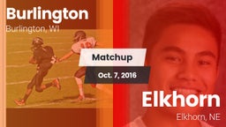 Matchup: Burlington vs. Elkhorn  2016