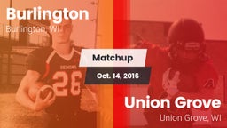 Matchup: Burlington vs. Union Grove  2016