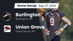 Recap: Burlington  vs. Union Grove  2018