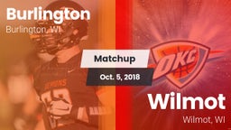 Matchup: Burlington vs. Wilmot  2018