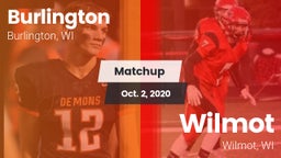 Matchup: Burlington vs. Wilmot  2020