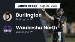 Recap: Burlington  vs. Waukesha North 2023