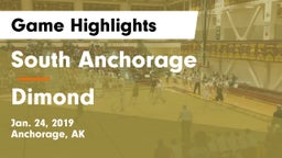 South Anchorage  vs Dimond  Game Highlights - Jan. 24, 2019