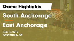 South Anchorage  vs East Anchorage  Game Highlights - Feb. 5, 2019
