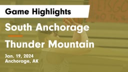South Anchorage  vs Thunder Mountain  Game Highlights - Jan. 19, 2024