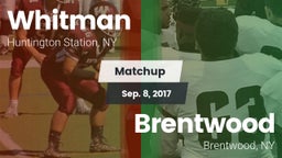 Matchup: Whitman vs. Brentwood  2017