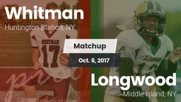 Matchup: Whitman vs. Longwood  2017