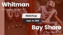 Matchup: Whitman vs. Bay Shore  2018