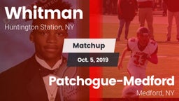 Matchup: Whitman vs. Patchogue-Medford  2019
