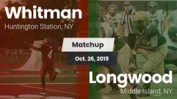 Matchup: Whitman vs. Longwood  2019