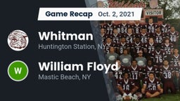 Recap: Whitman  vs. William Floyd  2021