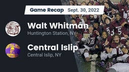 Recap: Walt Whitman  vs. Central Islip  2022