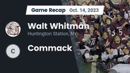 Recap: Walt Whitman  vs. Commack 2023