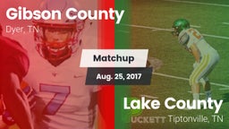 Matchup: Gibson County vs. Lake County  2017