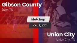 Matchup: Gibson County vs. Union City  2017