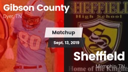 Matchup: Gibson County vs. Sheffield  2019