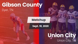 Matchup: Gibson County vs. Union City  2020