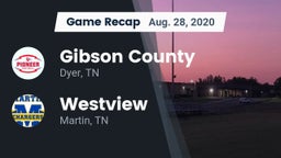 Recap: Gibson County  vs. Westview  2020
