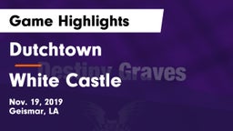 Dutchtown  vs White Castle  Game Highlights - Nov. 19, 2019