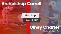 Matchup: Archbishop Carroll vs. Olney Charter  2017