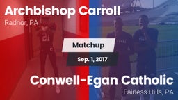 Matchup: Archbishop Carroll vs. Conwell-Egan Catholic  2017
