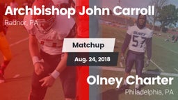 Matchup: Archbishop John Carr vs. Olney Charter  2018
