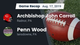 Recap: Archbishop John Carroll  vs. Penn Wood  2019