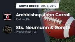 Recap: Archbishop John Carroll  vs. Sts. Neumann & Goretti  2019