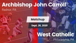Matchup: Archbishop John Carr vs. West Catholic  2020