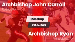 Matchup: Archbishop John Carr vs. Archbishop Ryan  2020