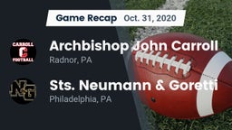 Recap: Archbishop John Carroll  vs. Sts. Neumann & Goretti  2020