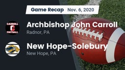 Recap: Archbishop John Carroll  vs. New Hope-Solebury  2020