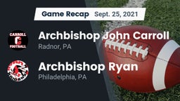 Recap: Archbishop John Carroll  vs. Archbishop Ryan  2021