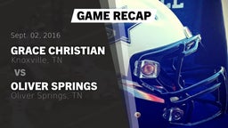 Recap: Grace Christian  vs. Oliver Springs  2016