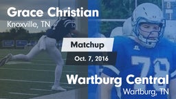 Matchup: Grace Christian vs. Wartburg Central  2016