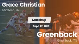 Matchup: Grace Christian vs. Greenback  2017