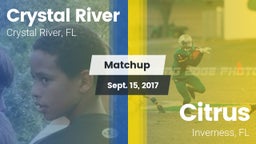 Matchup: Crystal River vs. Citrus  2017