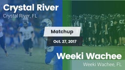 Matchup: Crystal River vs. Weeki Wachee  2017