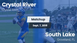 Matchup: Crystal River vs. South Lake  2018