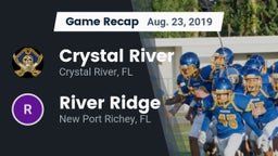 Recap: Crystal River  vs. River Ridge  2019