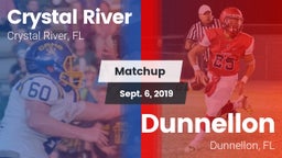 Matchup: Crystal River vs. Dunnellon  2019