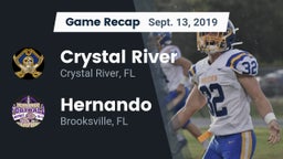 Recap: Crystal River  vs. Hernando  2019